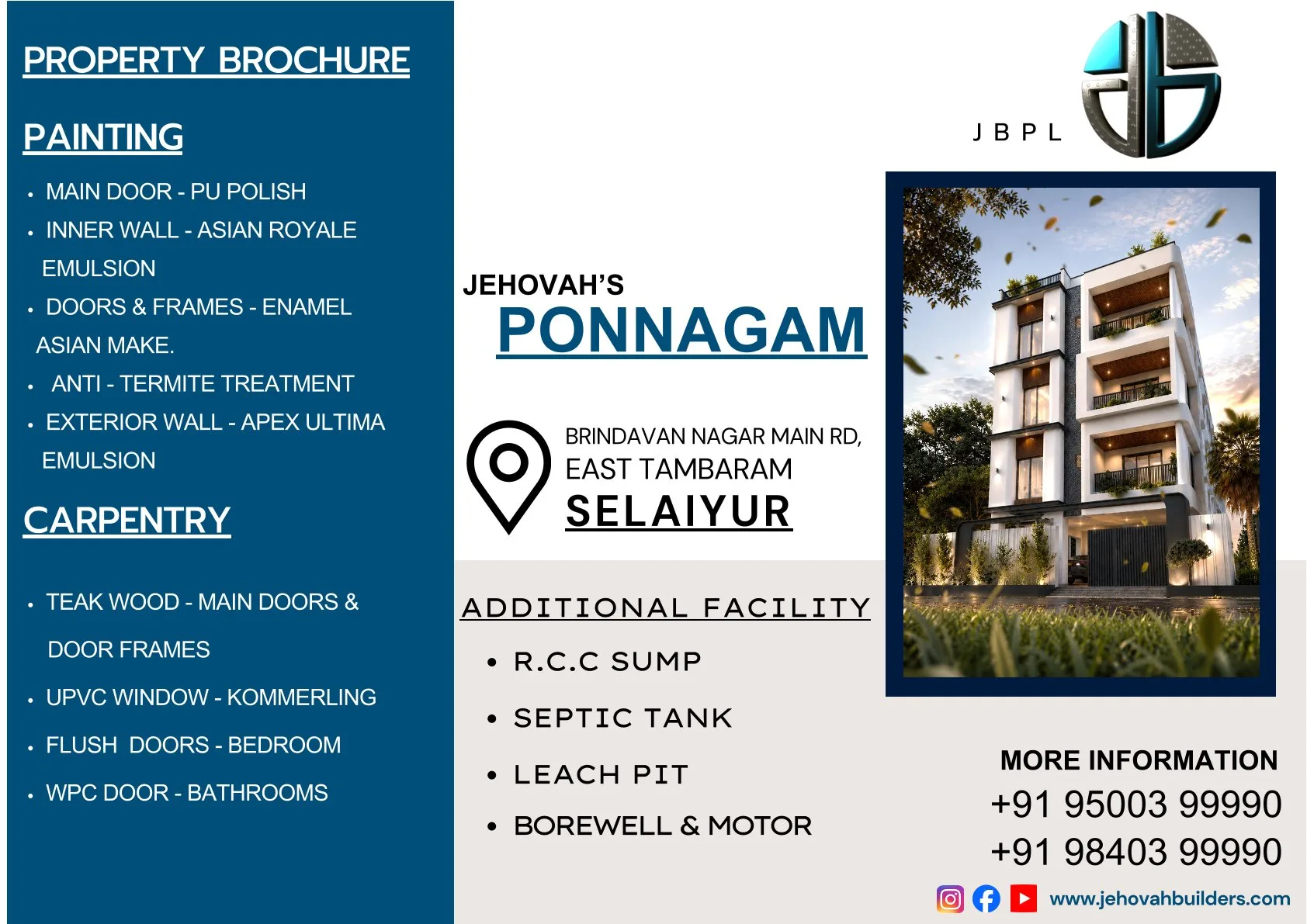 Jehovah’s Ponnagam — a luxury residence by Jehovah Builders, frame 9 of 15.